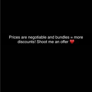 Bundle for more discounts! Pretty negotiable pricing!
